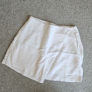 Abercrombie & Fitch White Linen Skirt